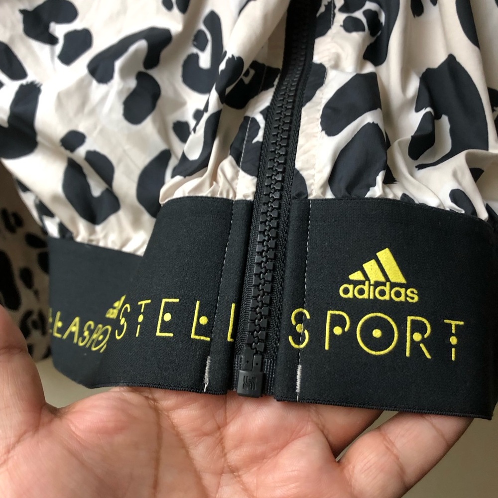 Adidas x Stella McCartney Stellasport Leopard Windbreaker XS - Picture 5 of 12